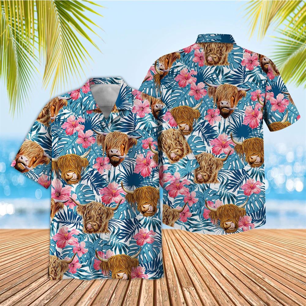 Farm Hawaiian Shirt Tropical Highland Blue Pink Floral 3D Hawaiian Shirt Animal Hawaiian Shirt 1 qahqyh.jpg Farm Hawaiian Shirt Tropical Highland Blue Pink Floral 3D Hawaiian Shirt Animal Hawaiian Shirt 1 qahqyh.jpg