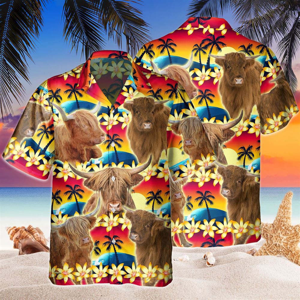 Farm Hawaiian Shirt Vintage Highland Tropical Sunset Hibiscus And Palm Tree All Over Printed 3D Hawaiian Shirt Animal Hawaiian Shirt 1 sywubh.jpg Farm Hawaiian Shirt Vintage Highland Tropical Sunset Hibiscus And Palm Tree All Over Printed 3D Hawaiian Shirt Animal Hawaiian Shirt 1 sywubh.jpg