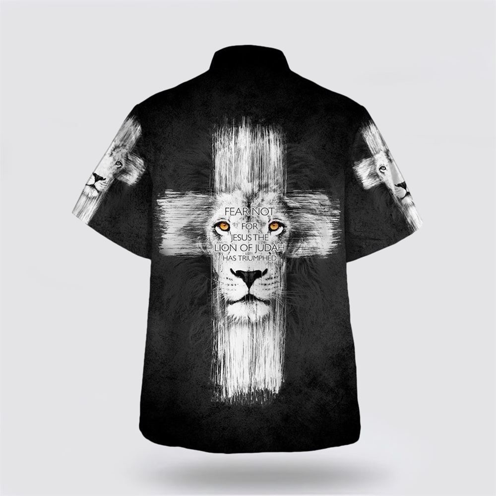 Fear Not For Jesus The Lion Judah Has Triumphed Hawaiian Shirt Christian Hawaiian Shirt Religious Aloha Shirt 2 ffbge4.jpg Fear Not For Jesus The Lion Judah Has Triumphed Hawaiian Shirt Christian Hawaiian Shirt Religious Aloha Shirt 2 ffbge4.jpg