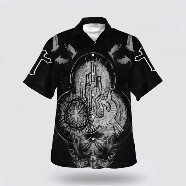 Christian Hawaiian Shirt, Hand God Prayer Hawaiian Shirt, Religion Hawaiian Shirt