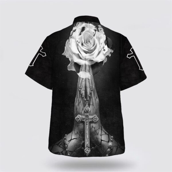 Christian Hawaiian Shirt, Hand God Prayer Hawaiian Shirt, Religion Hawaiian Shirt