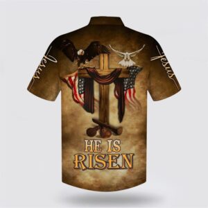Christian Hawaiian Shirt, He Is Risen…