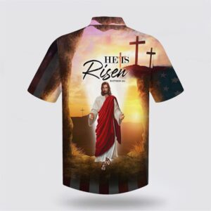Christian Hawaiian Shirt, He Is Risen…