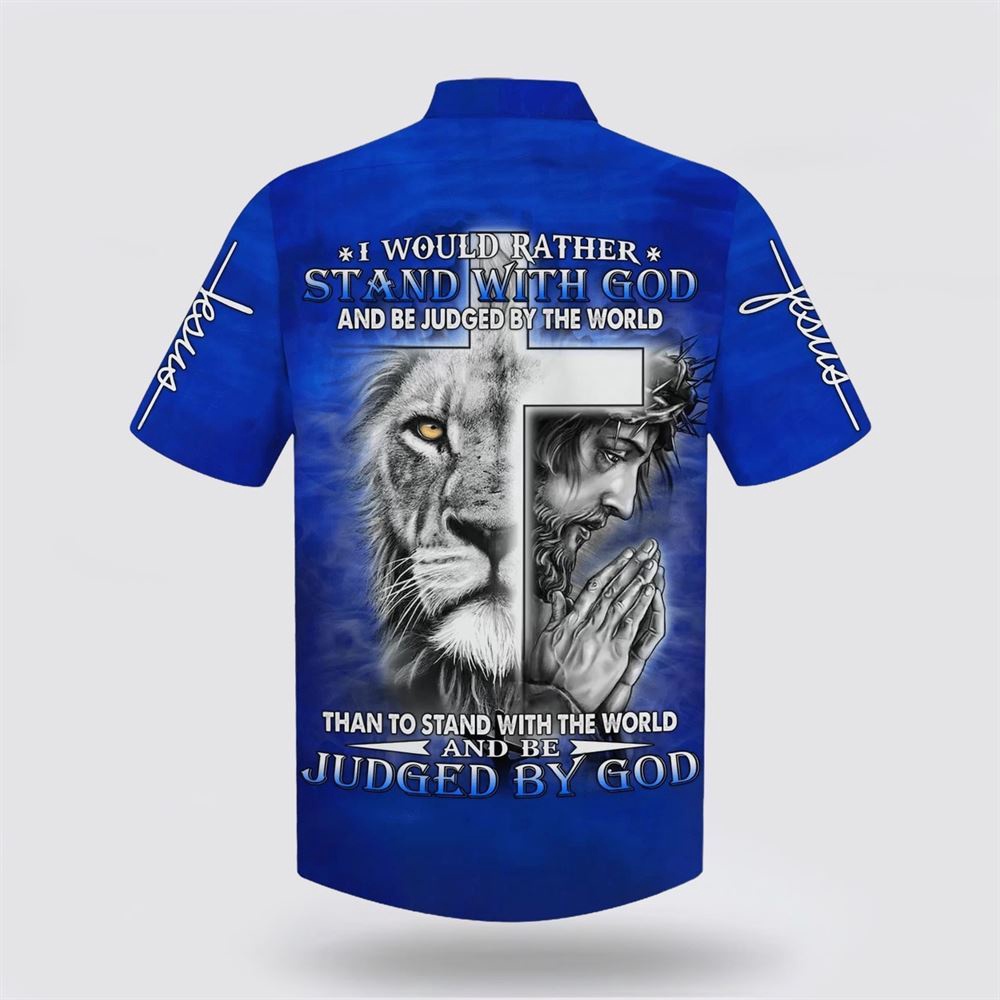 I Would Rather Stand With God Hawaiian Shirt For Men Jesus And The Lion Hawaiian Shirt Christian Hawaiian Shirt Religious Aloha Shirt 2 n5o1cl.jpg I Would Rather Stand With God Hawaiian Shirt For Men Jesus And The Lion Hawaiian Shirt Christian Hawaiian Shirt Religious Aloha Shirt 2 n5o1cl.jpg