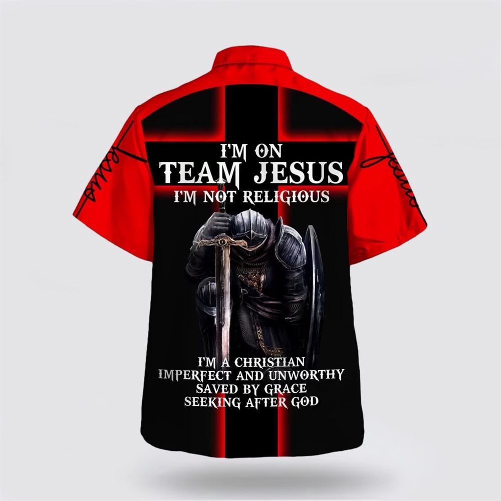 I m On Team Jesus I m Not Religious Hawaiian Shirt Christian Hawaiian Shirt Religious Aloha Shirt 2 vt2tm1.jpg