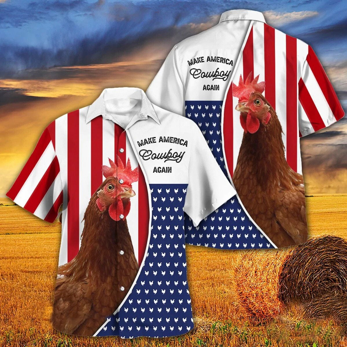 Independence Day Chicken Rooster Make America Cowboy Again With American Flag Pattern Hawaii Hawaiian Shirt 1 kldn5f.jpg Independence Day Chicken Rooster Make America Cowboy Again With American Flag Pattern Hawaii Hawaiian Shirt 1 kldn5f.jpg