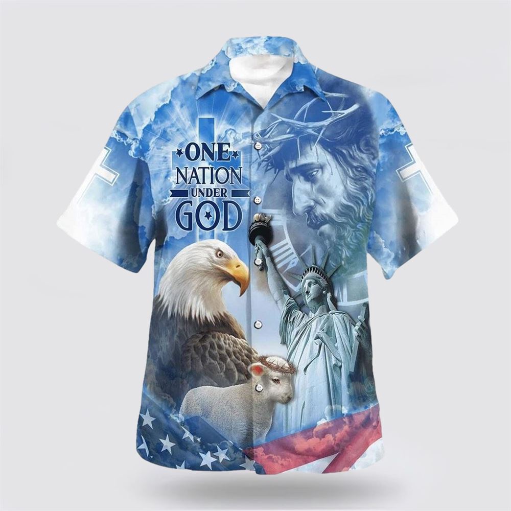 Independence Day Jesus And Eagle One Nation Under God Hawaiian Shirt Christian Hawaiian Shirt Religious Aloha Shirt 1 b1rw7v.jpg
