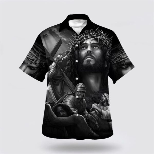 Christian Hawaiian Shirt, Jesus And His Warriors Are Fighting Hawaiian Shirt, Religion Hawaiian Shirt