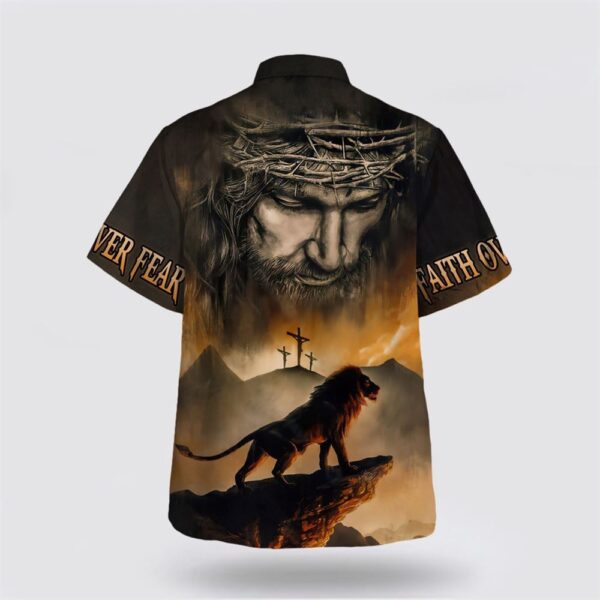 Christian Hawaiian Shirt, Jesus And Lion 1 Hawaiian Shirt, Religion Hawaiian Shirt
