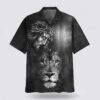 Christian Hawaiian Shirt, Jesus And Lion 2 Hawaiian Shirt, Religion Hawaiian Shirt