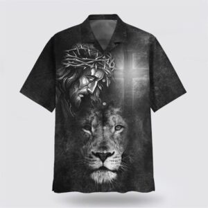 Jesus And Lion 3 Hawaiian Shirt Christian Hawaiian Shirt Religious Aloha Shirt 1 isky6w.jpg