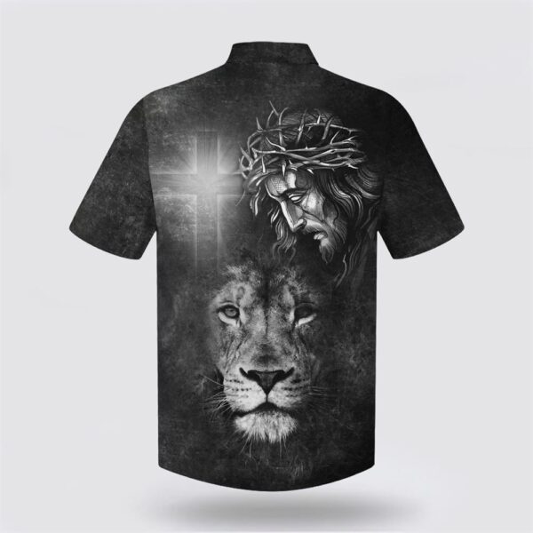 Christian Hawaiian Shirt, Jesus And Lion 3 Hawaiian Shirt, Religion Hawaiian Shirt