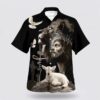 Christian Hawaiian Shirt, Jesus And Lion 3 Hawaiian Shirt, Religion Hawaiian Shirt