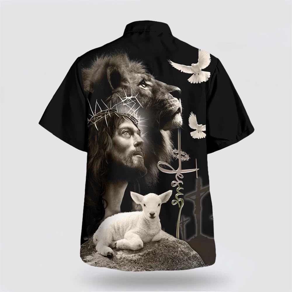 Jesus And Lion And Sheep Hawaiian Shirt Christian Hawaiian Shirt Religious Aloha Shirt 2 ddy2hm.jpg Jesus And Lion And Sheep Hawaiian Shirt Christian Hawaiian Shirt Religious Aloha Shirt 2 ddy2hm.jpg