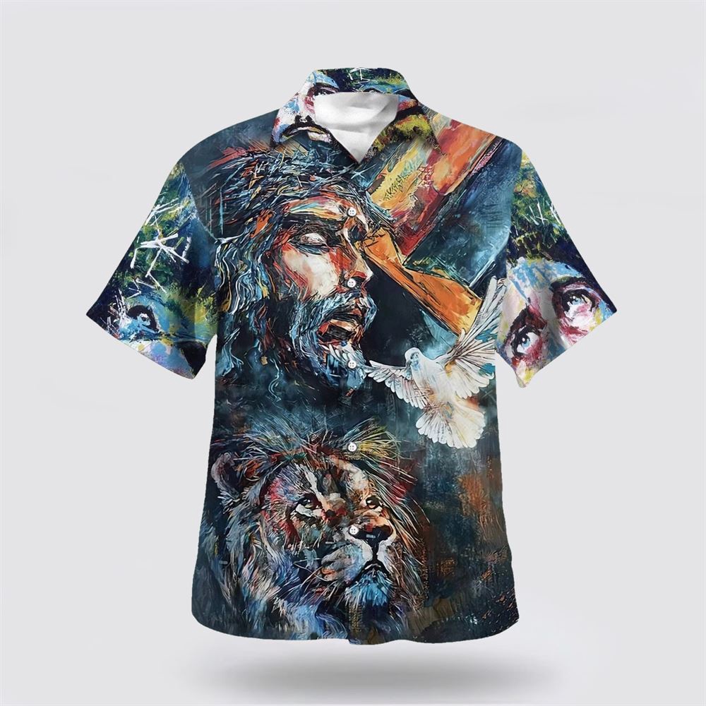 Jesus Christ Lion And Dove Hawaiian Shirts For Men Christian Hawaiian Shirt Religious Aloha Shirt 1 jlgczi.jpg