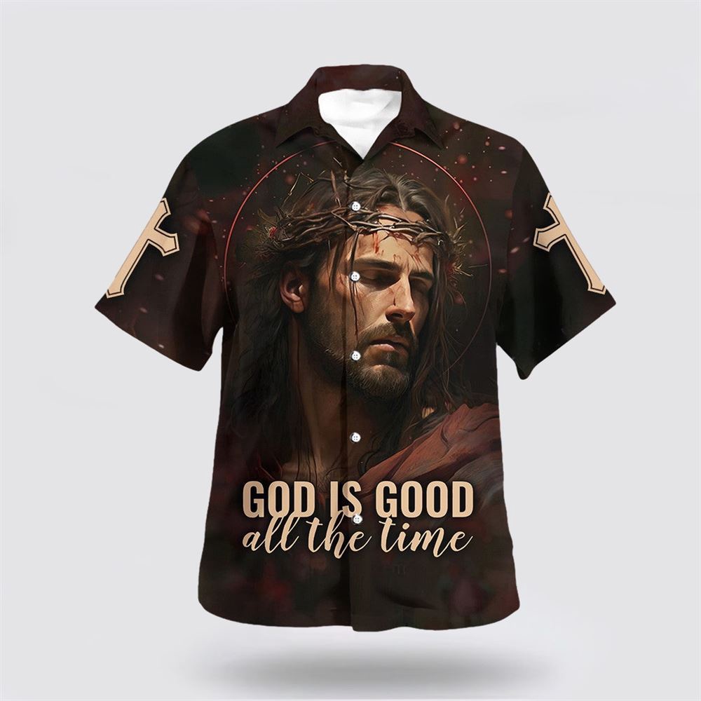 Jesus Face God Is Good All The Time Hawaiian Shirt Christian Hawaiian Shirt Christian Summer Short Sleeve Shirt 1 vhp9md.jpg Jesus Face God Is Good All The Time Hawaiian Shirt Christian Hawaiian Shirt Christian Summer Short Sleeve Shirt 1 vhp9md.jpg