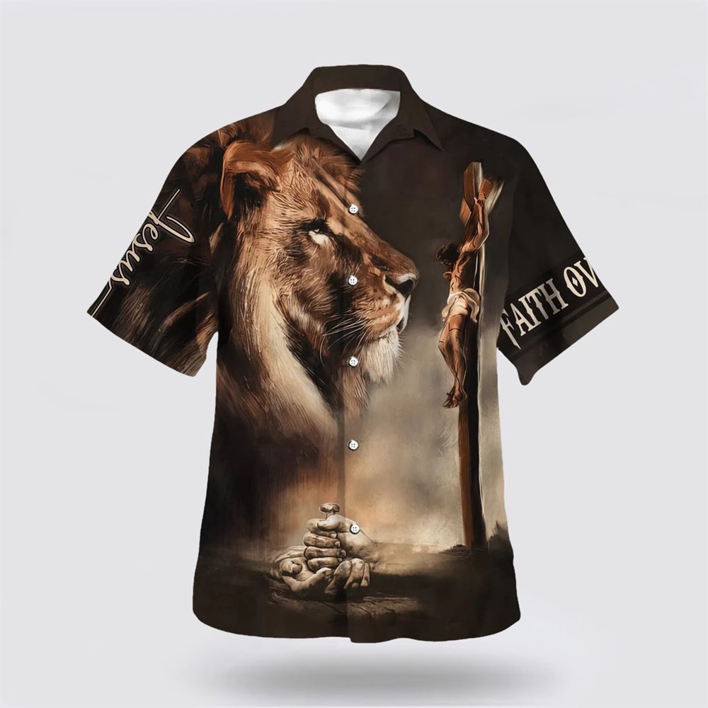 Jesus Faith Over Lion Hawaiian Shirt Christian Hawaiian Shirt Christian Summer Short Sleeve Shirt 1 f8ztko.jpg Jesus Faith Over Lion Hawaiian Shirt Christian Hawaiian Shirt Christian Summer Short Sleeve Shirt 1 f8ztko.jpg