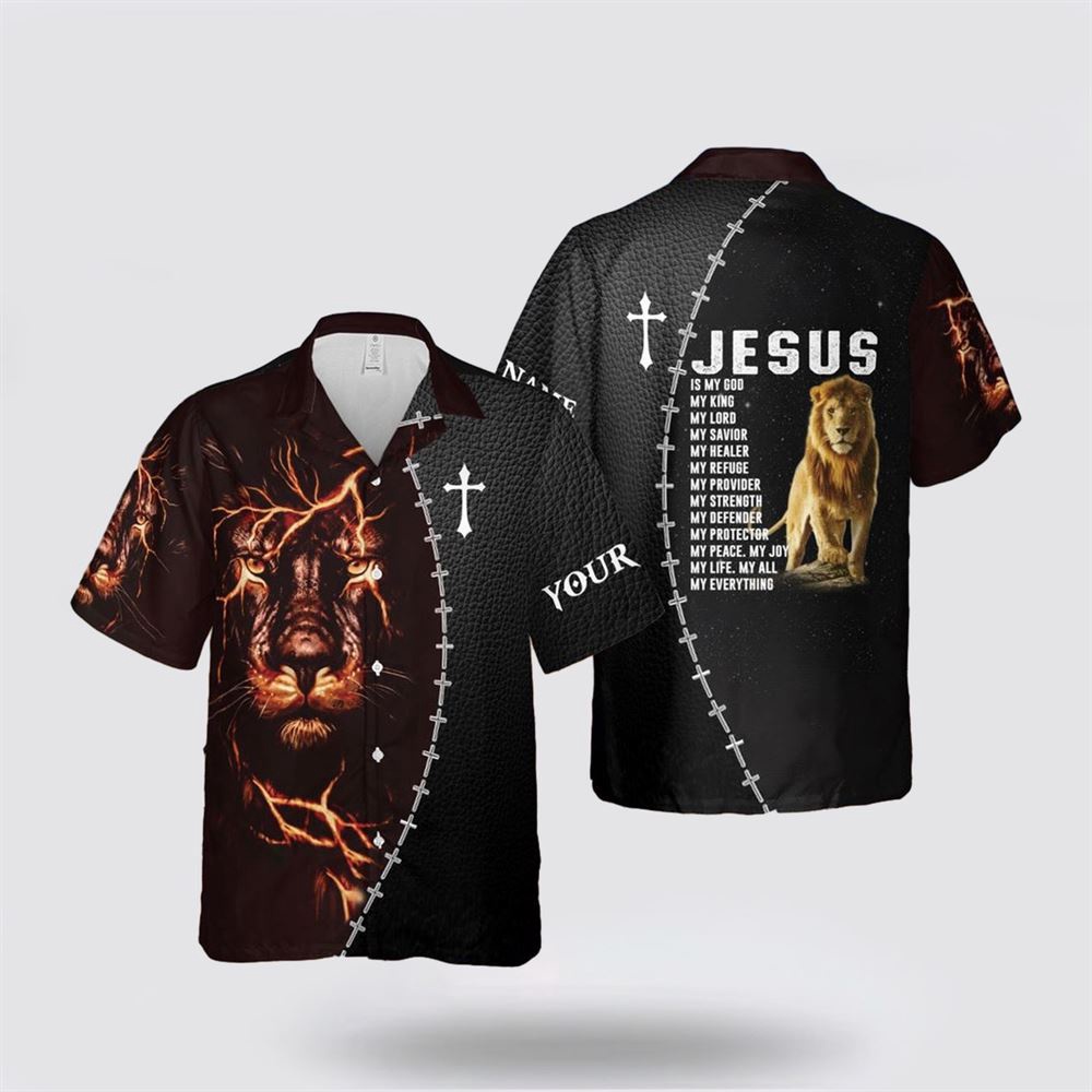 Jesus Is My God My King My Everything Custom Name Hawaiian Shirt Religious Hawaiian Shirt Christian Aloha Shirt Christian Gift 1 bohtbf.jpg Jesus Is My God My King My Everything Custom Name Hawaiian Shirt Religious Hawaiian Shirt Christian Aloha Shirt Christian Gift 1 bohtbf.jpg