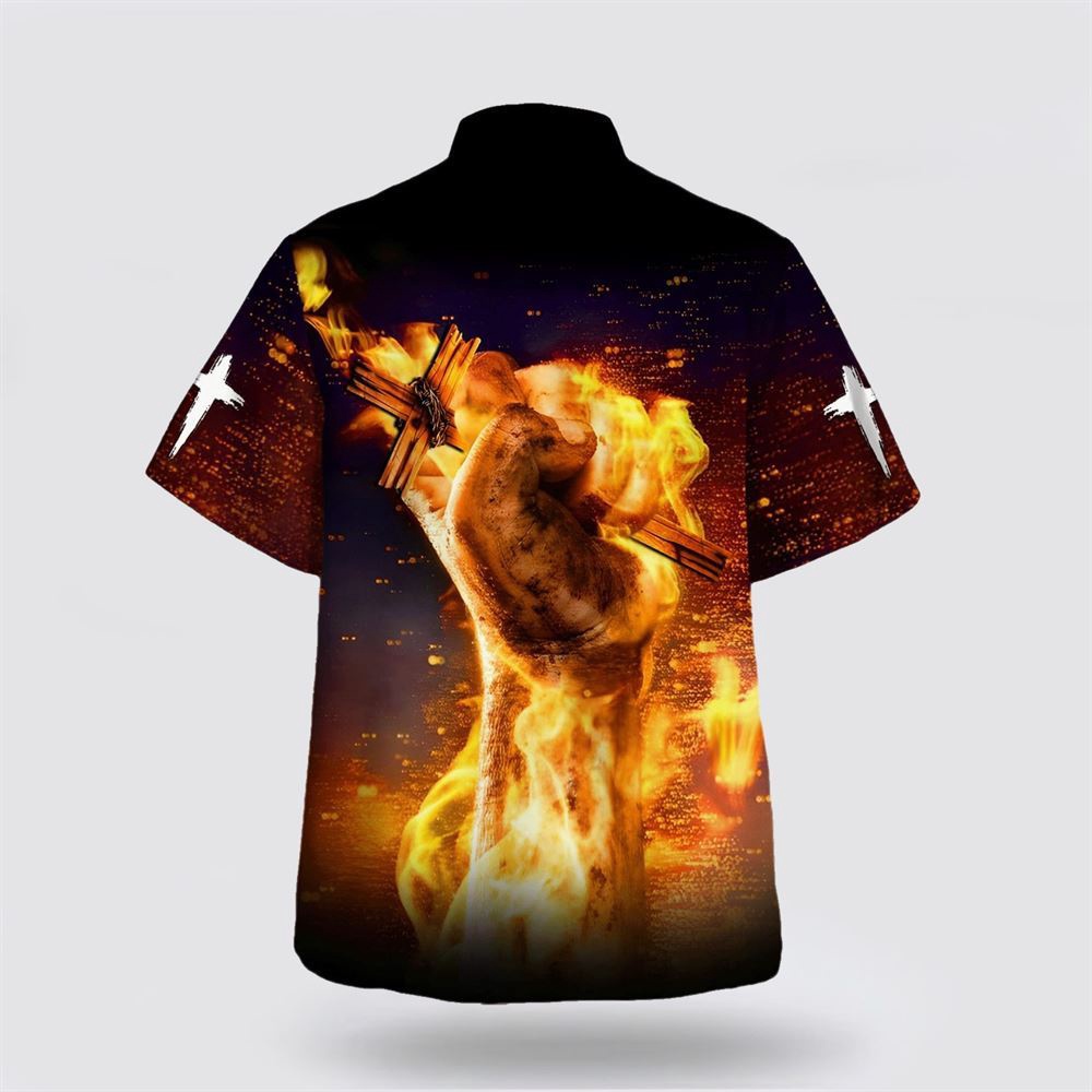 Jesus Is My Power Hand Holding Fire Hawaiian Shirt Christian Hawaiian Shirt Christian Summer Short Sleeve Shirt 2 upmzr3.jpg