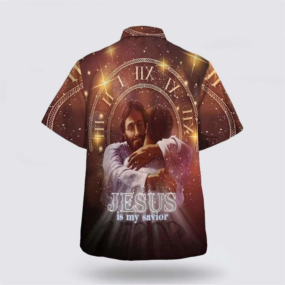 Jesus Is My Savior Hugging Jesus Hawaiian Shirt Christian Hawaiian Shirt Christian Summer Short Sleeve Shirt 2 n4b0vq.jpg