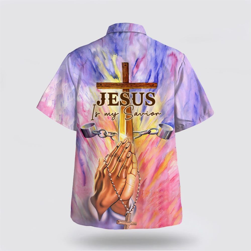 Jesus Is My Savior Pray Hawaiian Shirt Christian Hawaiian Shirt Christian Summer Short Sleeve Shirt 2 lei5ol.jpg Jesus Is My Savior Pray Hawaiian Shirt Christian Hawaiian Shirt Christian Summer Short Sleeve Shirt 2 lei5ol.jpg