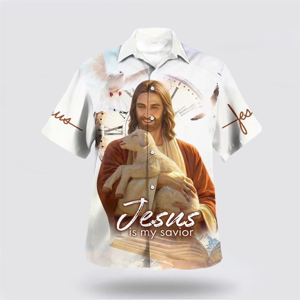 Jesus Is My Savior The Lamb Hawaiian Shirts Christian Hawaiian Shirt Christian Summer Short Sleeve Shirt 1 d5mumd.jpg Jesus Is My Savior The Lamb Hawaiian Shirts Christian Hawaiian Shirt Christian Summer Short Sleeve Shirt 1 d5mumd.jpg