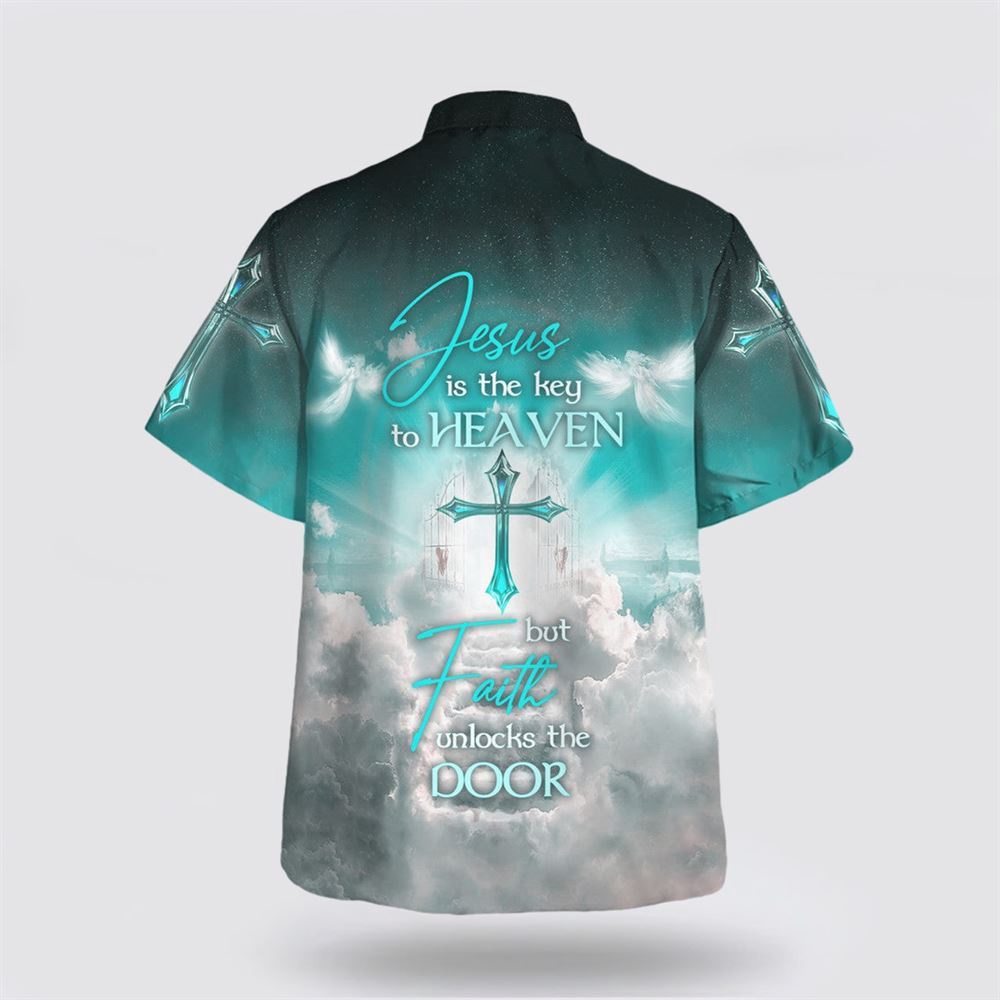 Jesus Is The Key To Heaven But Faith Unlocks The Door Hawaiian Shirt Christian Hawaiian Shirt Christian Summer Short Sleeve Shirt 2 q7cta4.jpg Jesus Is The Key To Heaven But Faith Unlocks The Door Hawaiian Shirt Christian Hawaiian Shirt Christian Summer Short Sleeve Shirt 2 q7cta4.jpg
