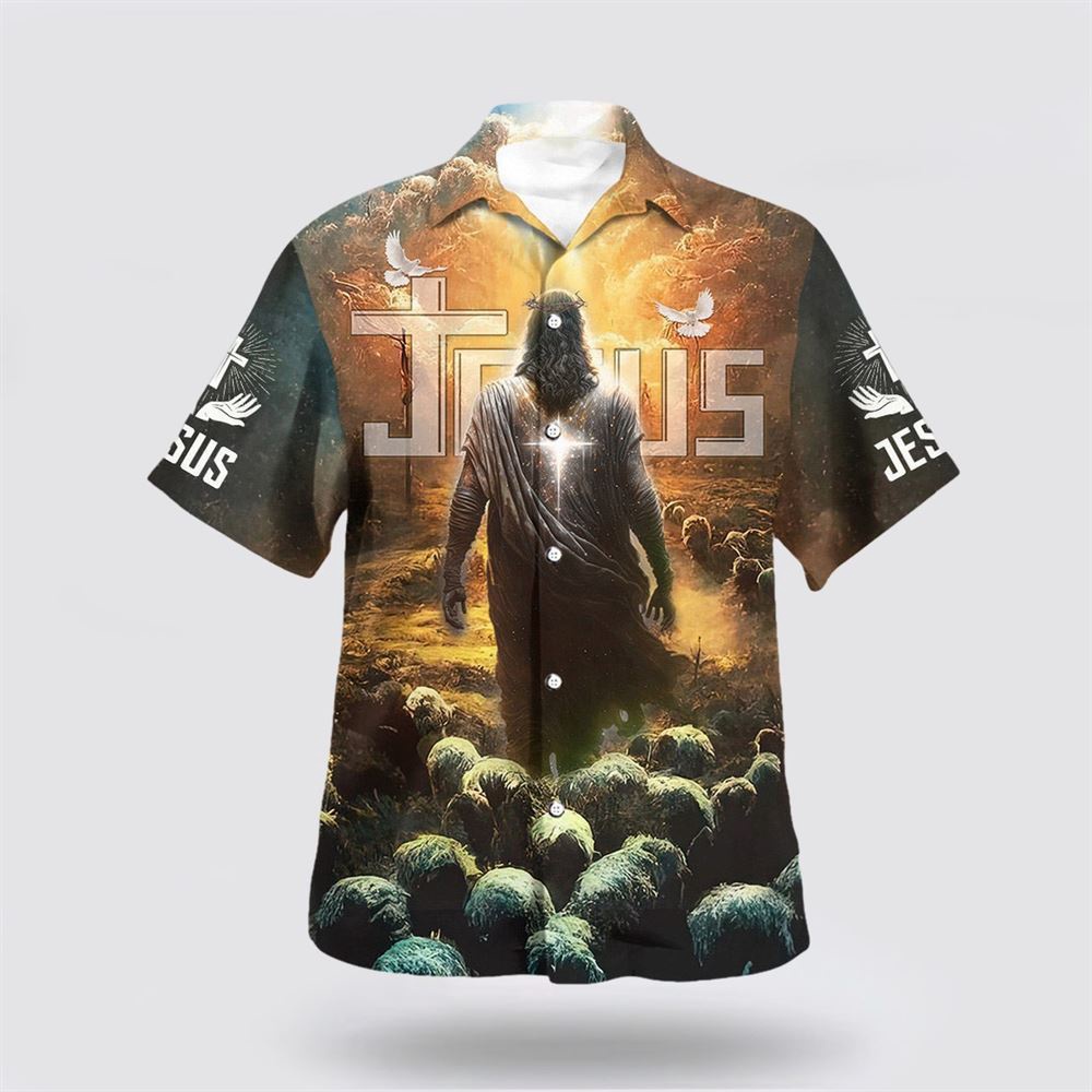 Jesus Leading Sheep Hawaiian Shirts Christian Hawaiian Shirt Christian Summer Short Sleeve Shirt 1 pfyw9t.jpg Jesus Leading Sheep Hawaiian Shirts Christian Hawaiian Shirt Christian Summer Short Sleeve Shirt 1 pfyw9t.jpg