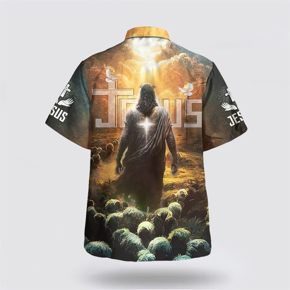 Jesus Leading Sheep Hawaiian Shirts Christian Hawaiian Shirt Christian Summer Short Sleeve Shirt 2 iaherj.jpg Jesus Leading Sheep Hawaiian Shirts Christian Hawaiian Shirt Christian Summer Short Sleeve Shirt 2 iaherj.jpg