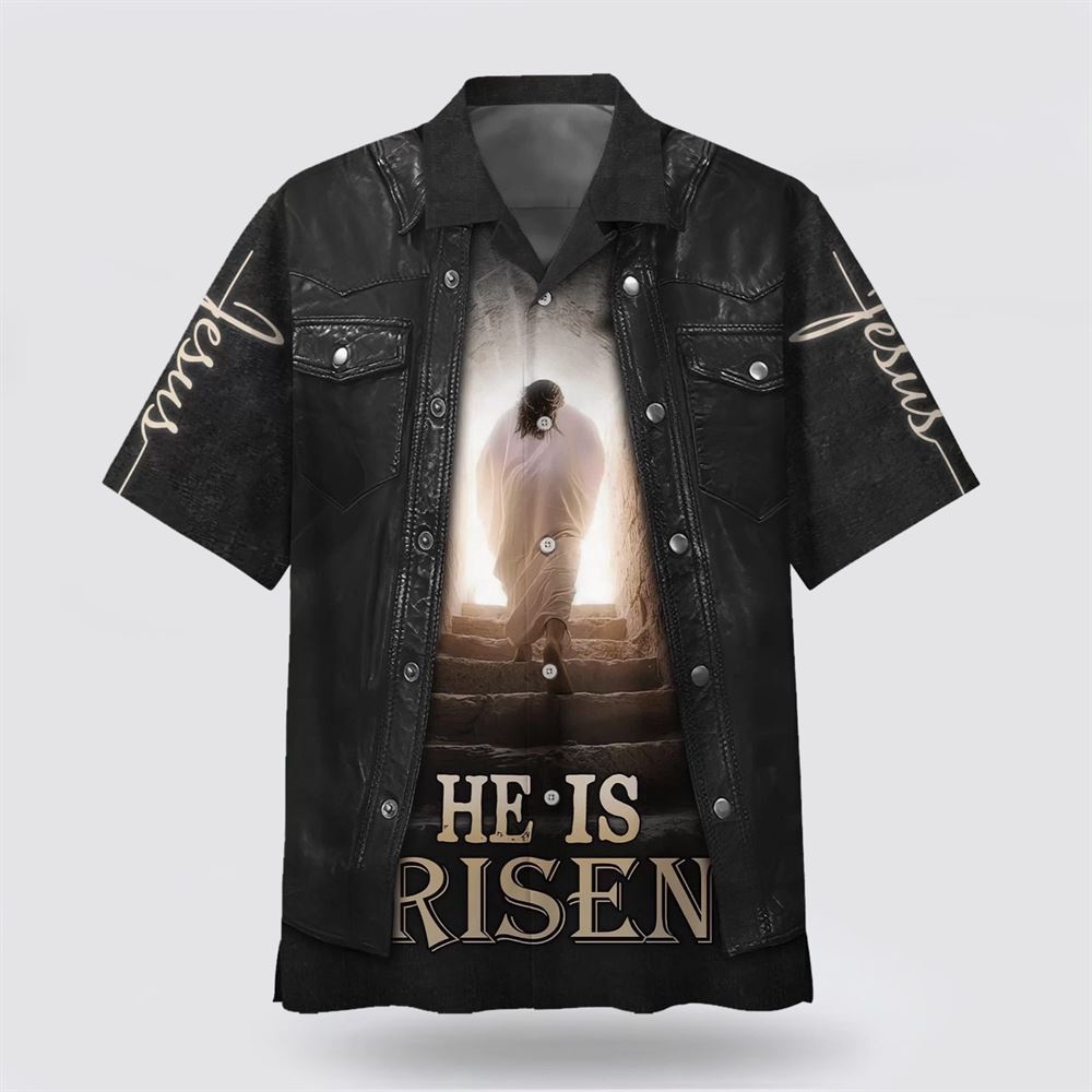 Jesus Leaving The Tomb Hawaiian Shirt He Is Risen Hawaiian Shirts Christian Hawaiian Shirt Christian Summer Short Sleeve Shirt 1 zrpgsm.jpg Jesus Leaving The Tomb Hawaiian Shirt He Is Risen Hawaiian Shirts Christian Hawaiian Shirt Christian Summer Short Sleeve Shirt 1 zrpgsm.jpg