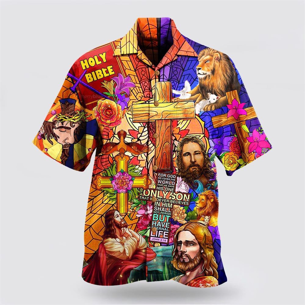 Jesus Lion And Flowers Cool Hawaiian Shirts Christian Hawaiian Shirt Christian Summer Short Sleeve Shirt 1 ctkxp8.jpg Jesus Lion And Flowers Cool Hawaiian Shirts Christian Hawaiian Shirt Christian Summer Short Sleeve Shirt 1 ctkxp8.jpg