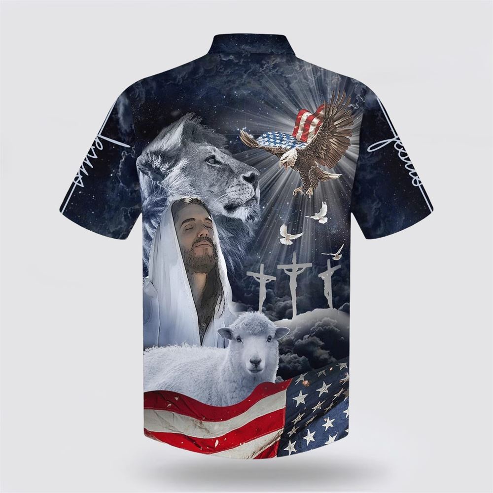 Jesus Lion And The Lamb Eagle Hawaiian Shirts Christian Hawaiian Shirt Christian Summer Short Sleeve Shirt 2 jfonpo.jpg
