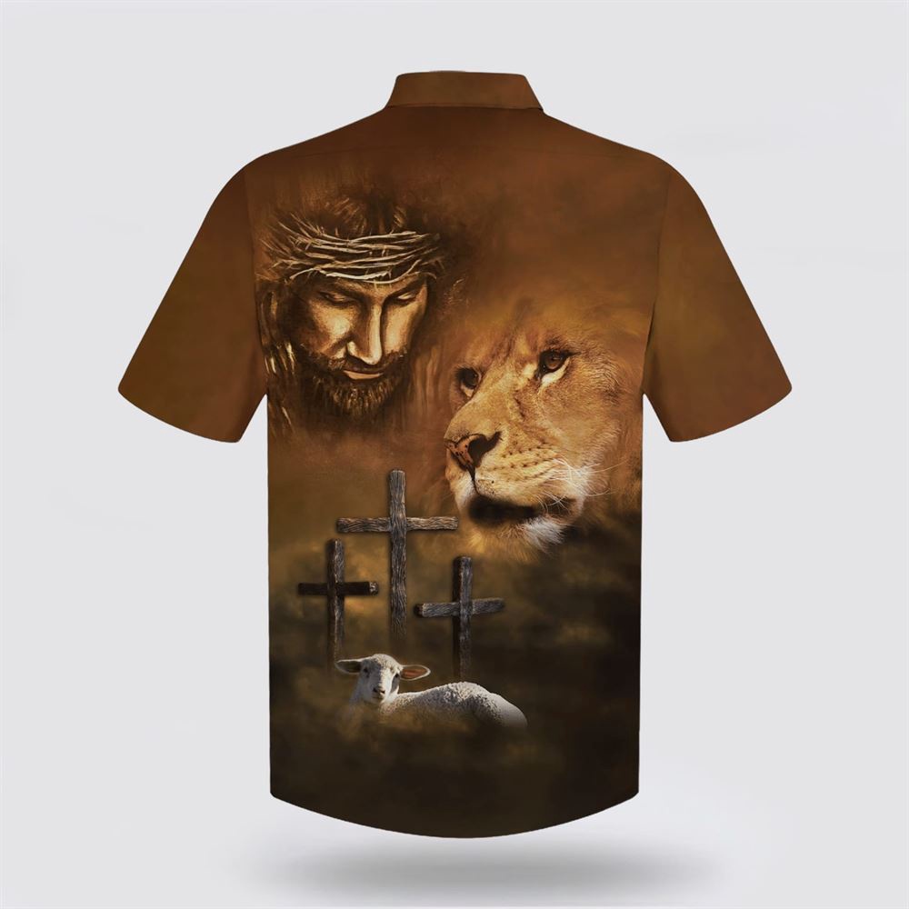 Jesus Lion And The Lamb Three Cross Hawaiian Shirts Christian Hawaiian Shirt Christian Summer Short Sleeve Shirt 2 ksfpmq.jpg Jesus Lion And The Lamb Three Cross Hawaiian Shirts Christian Hawaiian Shirt Christian Summer Short Sleeve Shirt 2 ksfpmq.jpg