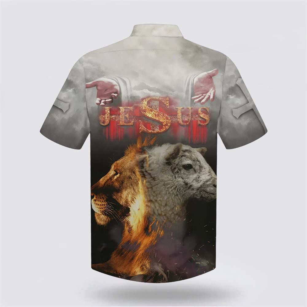 Jesus Lion And The Sheep Hawaiian Shirts Christian Hawaiian Shirt Christian Summer Short Sleeve Shirt 2 ap1jdh.jpg Jesus Lion And The Sheep Hawaiian Shirts Christian Hawaiian Shirt Christian Summer Short Sleeve Shirt 2 ap1jdh.jpg