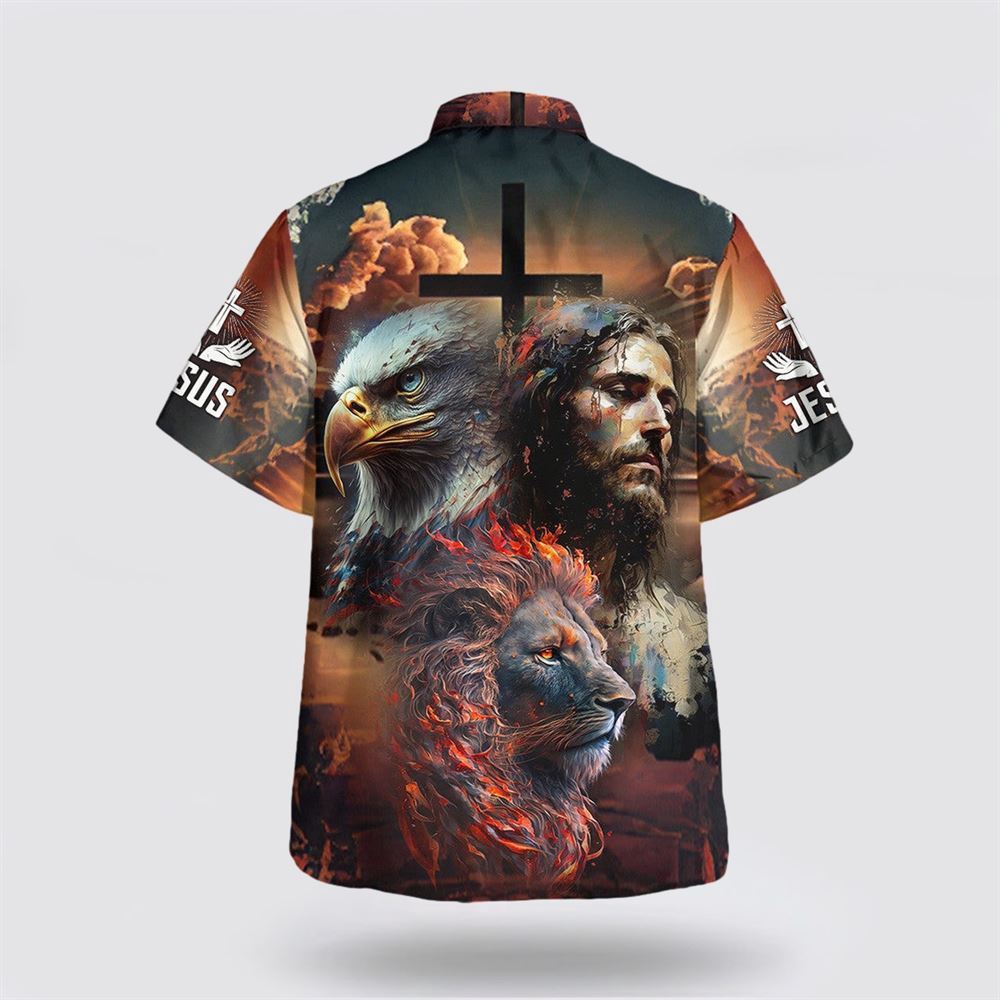 Jesus Lion Eagle Face Hawaiian Shirt Christian Hawaiian Shirt Christian Summer Short Sleeve Shirt 2 mmbh5z.jpg Jesus Lion Eagle Face Hawaiian Shirt Christian Hawaiian Shirt Christian Summer Short Sleeve Shirt 2 mmbh5z.jpg