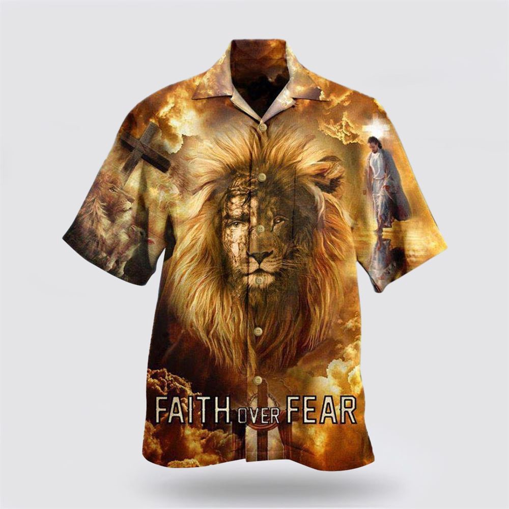 Jesus Lion Faith Over Fear Psalms Hawaiian Shirts Christian Hawaiian Shirt Christian Summer Short Sleeve Shirt 1 dbfjob.jpg Jesus Lion Faith Over Fear Psalms Hawaiian Shirts Christian Hawaiian Shirt Christian Summer Short Sleeve Shirt 1 dbfjob.jpg