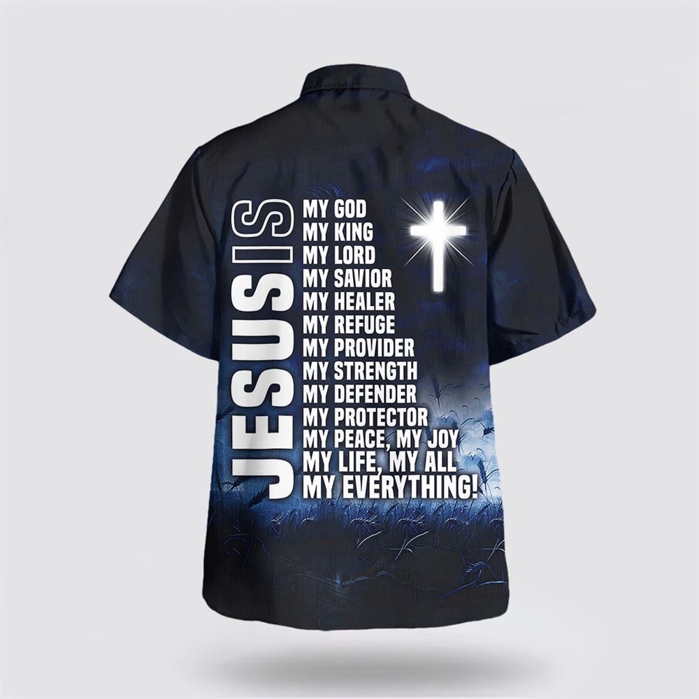 Jesus Lion Jesus Is My God My King My Lord Hawaiian Shirt Christian Hawaiian Shirt Christian Summer Short Sleeve Shirt 2 mcg4vn.jpg