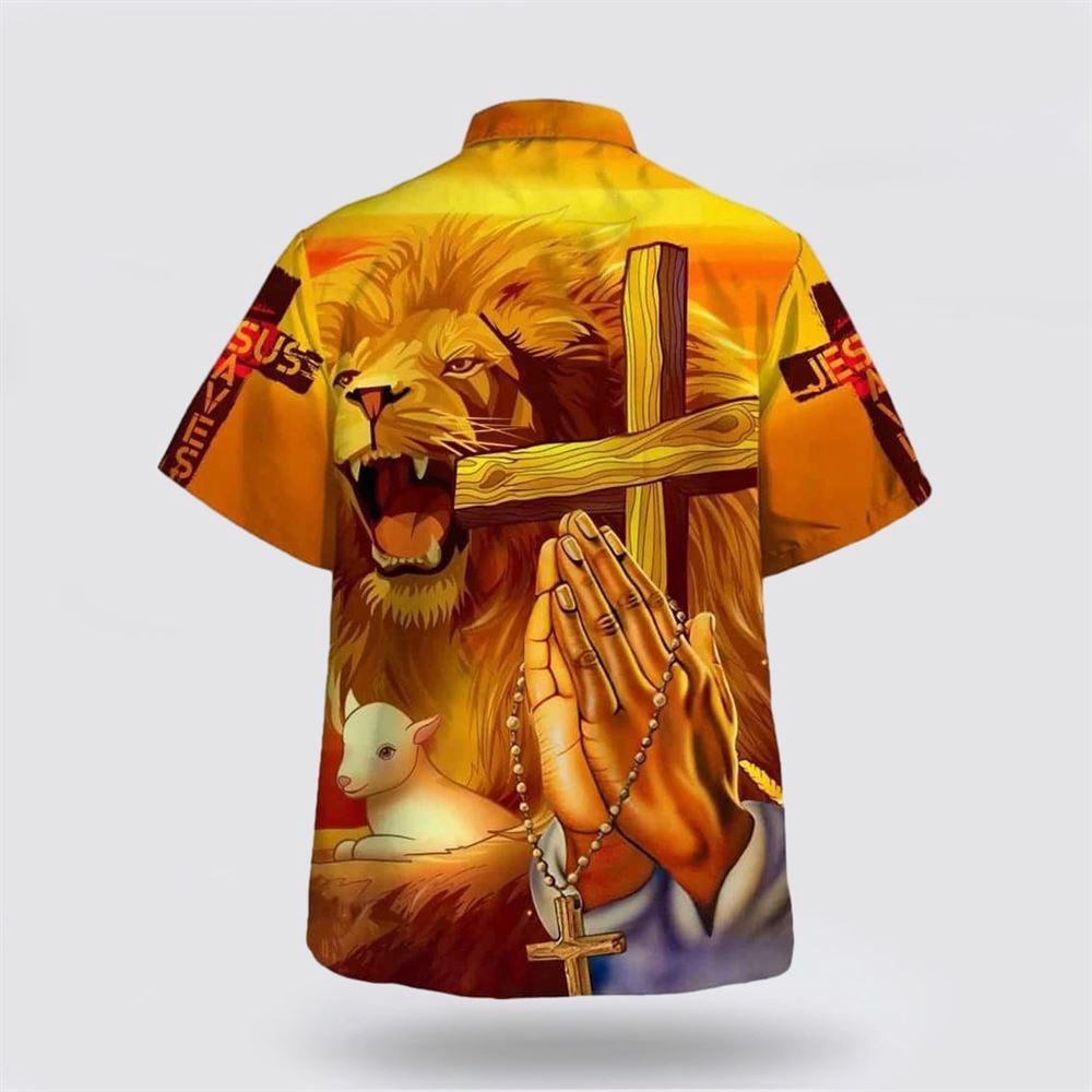 Jesus Lion Jesus Save For Friend Christian Hawaiian Shirt Christian Summer Short Sleeve Shirt 2 vaoe90.jpg Jesus Lion Jesus Save For Friend Christian Hawaiian Shirt Christian Summer Short Sleeve Shirt 2 vaoe90.jpg