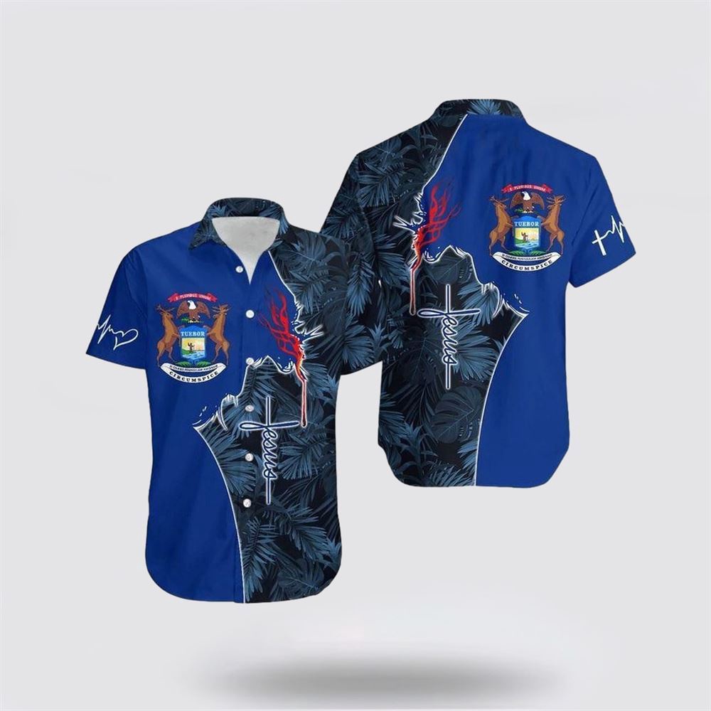 Jesus Michigan Hawaiian Shirt Religious Hawaiian Shirt Christian Aloha Shirt Christian Gift 1 mz4v0i.jpg