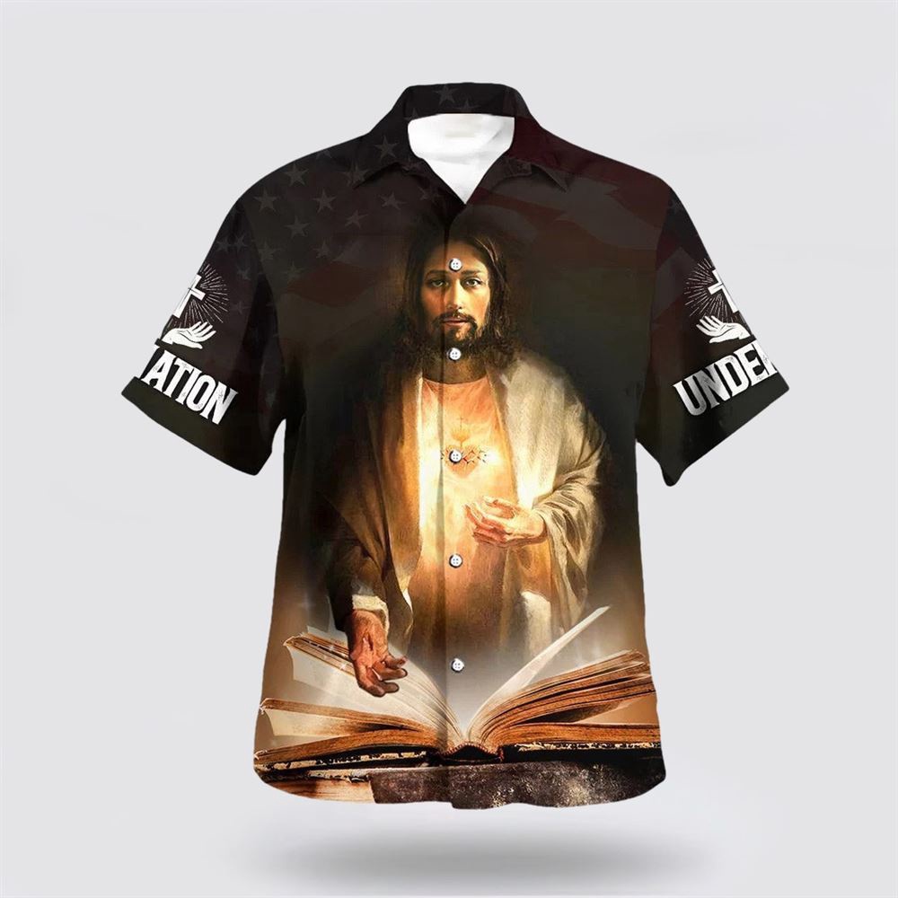 Jesus One Nation Under God Hawaiian Shirt Christian Hawaiian Shirt Christian Summer Short Sleeve Shirt 1 gwrgzk.jpg