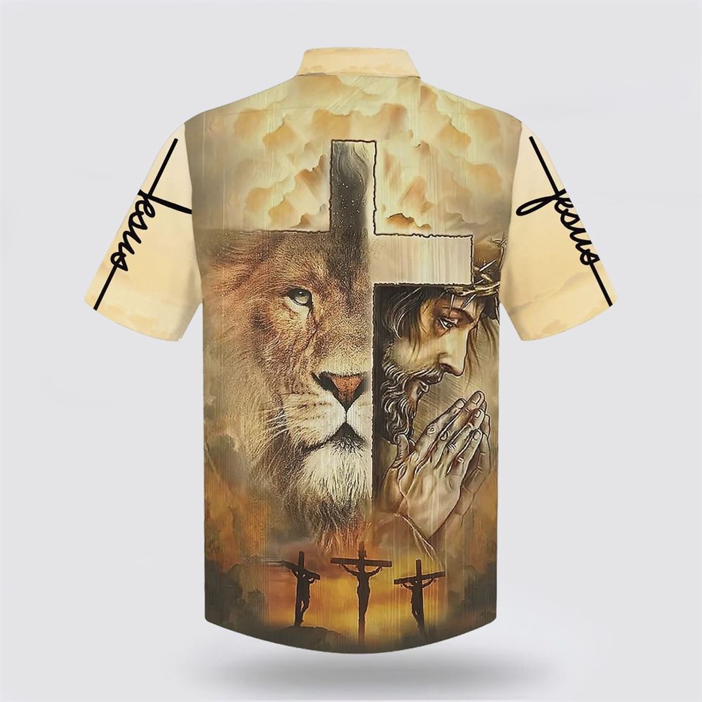 Jesus Praying Lion Of Judah Christian Cross Faith Hawaiian Shirt Christian Hawaiian Shirt Christian Summer Short Sleeve Shirt 2 bg253k.jpg Jesus Praying Lion Of Judah Christian Cross Faith Hawaiian Shirt Christian Hawaiian Shirt Christian Summer Short Sleeve Shirt 2 bg253k.jpg