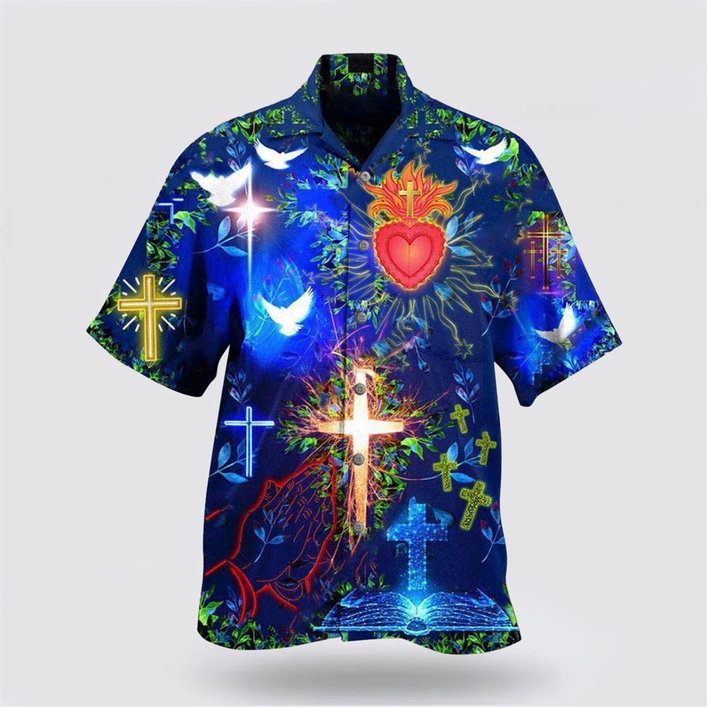Jesus Put God First And Youll Be Last In Blue Hawaiian Shirts Christian Hawaiian Shirt Christian Summer Short Sleeve Shirt 1 cvllrv.jpg
