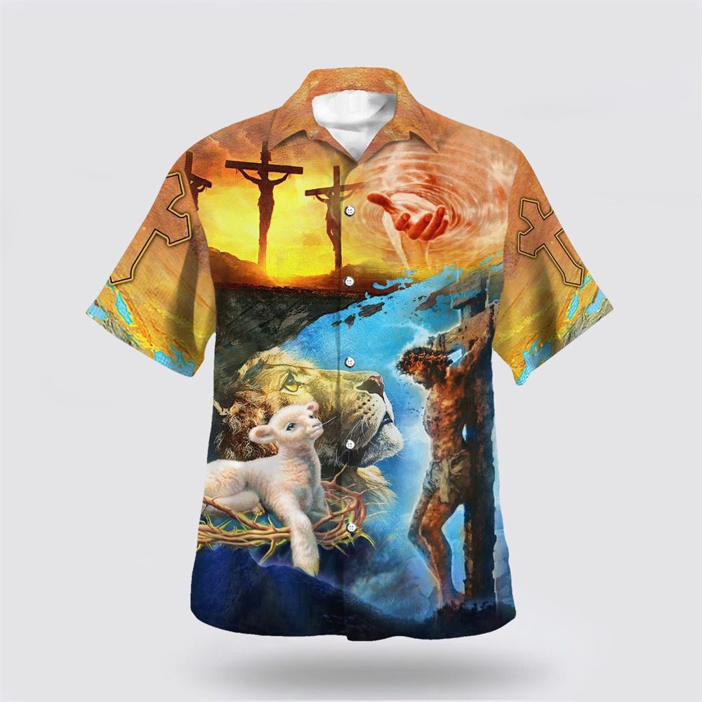 Jesus Saves Lion And Lamb Hawaiian Shirts Christian Hawaiian Shirt Christian Summer Short Sleeve Shirt 1 l1wvd0.jpg Jesus Saves Lion And Lamb Hawaiian Shirts Christian Hawaiian Shirt Christian Summer Short Sleeve Shirt 1 l1wvd0.jpg