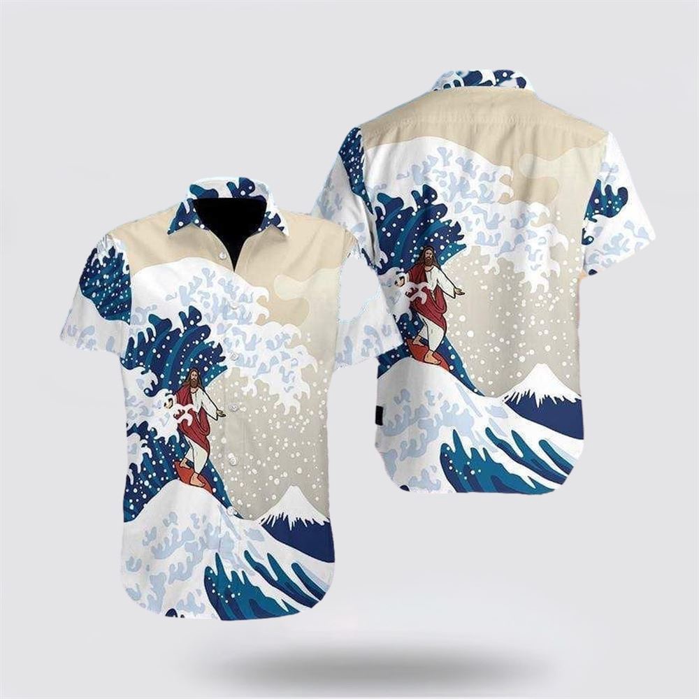 Jesus Surfing Hawaiian Shirt Religious Hawaiian Shirt Christian Aloha Shirt Christian Gift 1 zelj7m.jpg Jesus Surfing Hawaiian Shirt Religious Hawaiian Shirt Christian Aloha Shirt Christian Gift 1 zelj7m.jpg