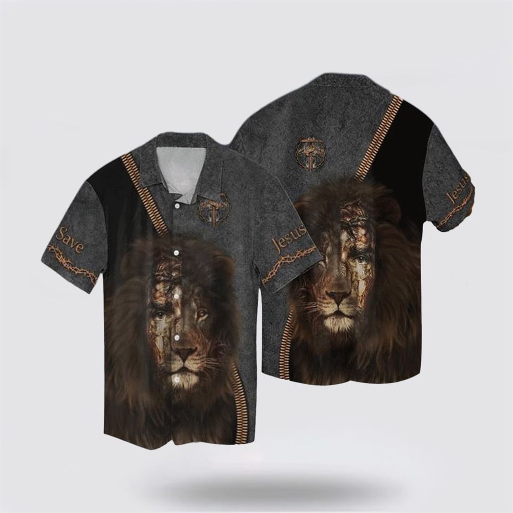 Jesus Way Maker Lion Hawaiian Shirt Religious Hawaiian Shirt Christian Aloha Shirt Christian Gift 1 jhnb9a.jpg