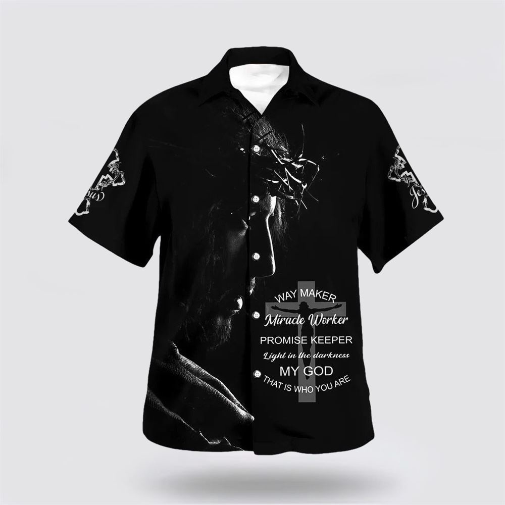 Jesus Way Maker Miracle Worker Hawaiian Shirts Christian Hawaiian Shirt Christian Summer Short Sleeve Shirt 1 ydcswg.jpg Jesus Way Maker Miracle Worker Hawaiian Shirts Christian Hawaiian Shirt Christian Summer Short Sleeve Shirt 1 ydcswg.jpg