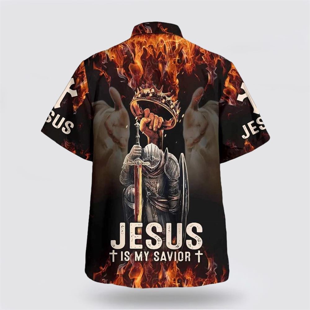 Knight Template Armor Of God Jesus Is My Savior Warrior Hawaiian Shirt Christian Hawaiian Shirt Christian Summer Short Sleeve Shirt 2 hjr45s.jpg