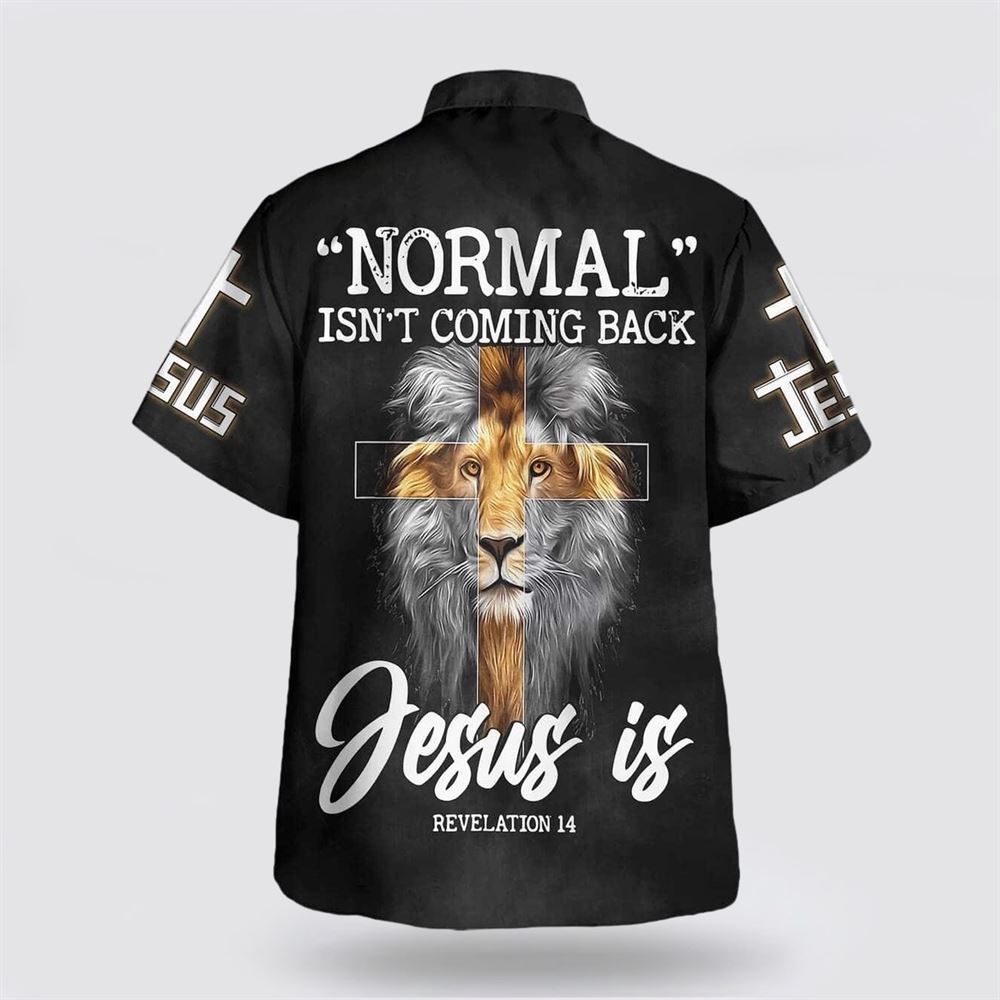 Lion Bible Verse Normal Isn t Coming Back But Jesus Is Cross Christian Hawaiian Shirt Christian Hawaiian Shirt Christian Summer Short Sleeve Shirt 2 stnqjp.jpg Lion Bible Verse Normal Isn t Coming Back But Jesus Is Cross Christian Hawaiian Shirt Christian Hawaiian Shirt Christian Summer Short Sleeve Shirt 2 stnqjp.jpg