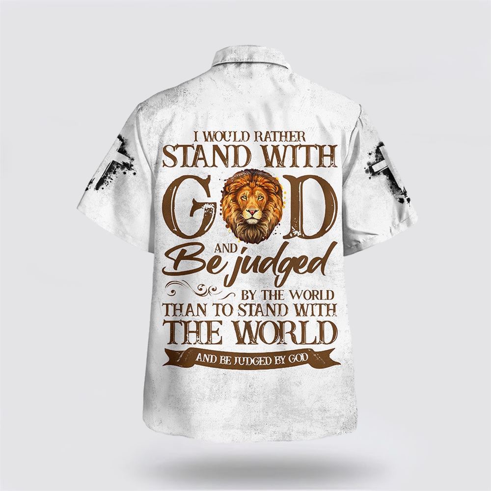 Lion I Would Rather Stand With God Hawaiian Shirts Christian Hawaiian Shirt Christian Summer Short Sleeve Shirt 2 op8afb.jpg Lion I Would Rather Stand With God Hawaiian Shirts Christian Hawaiian Shirt Christian Summer Short Sleeve Shirt 2 op8afb.jpg