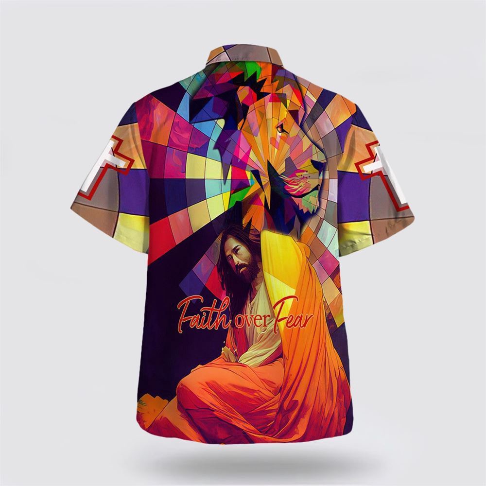 Lion Jesus Faith Over Fear Hawaiian Shirts Christian Hawaiian Shirt Christian Summer Short Sleeve Shirt 2 dzzyem.jpg Lion Jesus Faith Over Fear Hawaiian Shirts Christian Hawaiian Shirt Christian Summer Short Sleeve Shirt 2 dzzyem.jpg